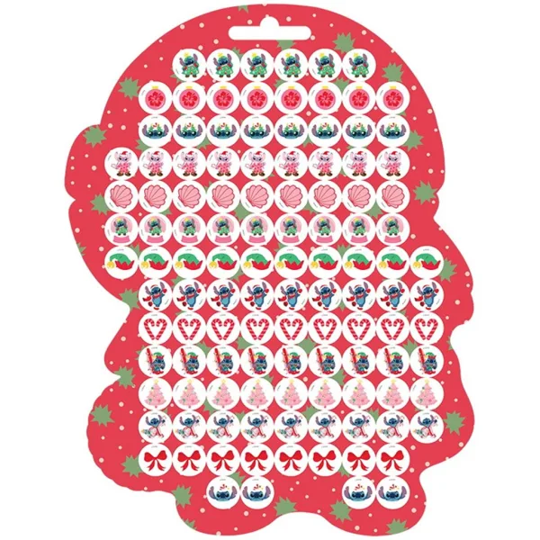 Luna: Disney Stitch Weihnachtsstickerset mit 300 Aufklebern Bild 4