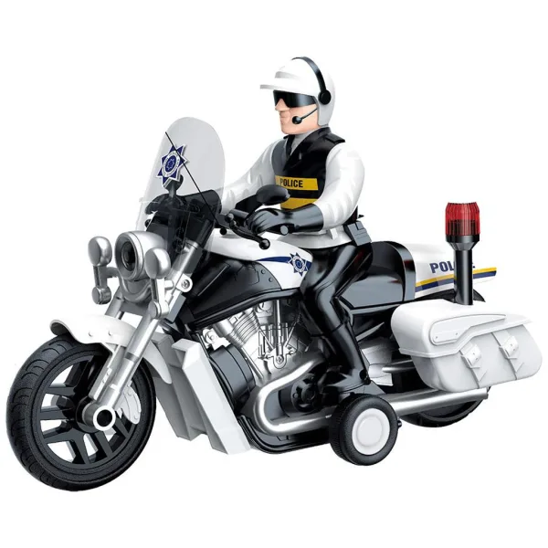 Luna: Light Striker Polizeimotorrad mit Polizeifigur, Licht und Sound 1/10 Bild 2