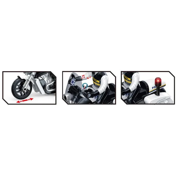 Luna: Light Striker Polizeimotorrad mit Polizeifigur, Licht und Sound 1/10 Bild 3