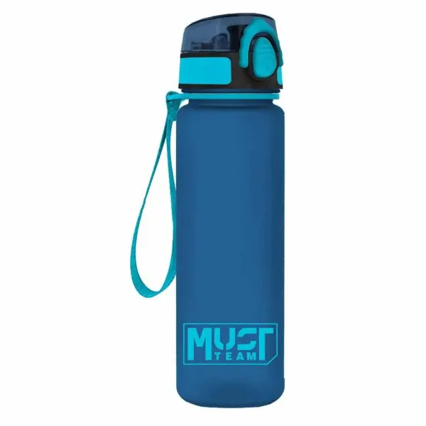 Luna: Must... Kunststoff-Trinkflasche mit Griff 650ml in verschiedenen Farben 1Stück Bild 2