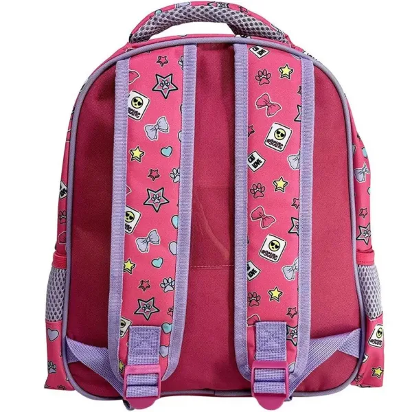 Luna: Must Team Katzen-Rucksack mit Schleife, abgerundetes Design, 2 Fächer, für den Kindergarten, 27x10x31 cm Bild 2