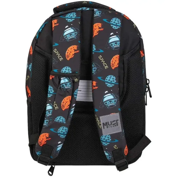 Luna: Must Team Xpression Astronauten-3-Fächer-Schulrucksack, Rucksack 32x18x43 cm Bild 2