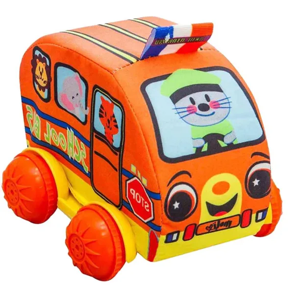 Luna: Plüschspielzeug weiches rollendes Auto in verschiedenen Ausführungen 1 Stück Bild 5