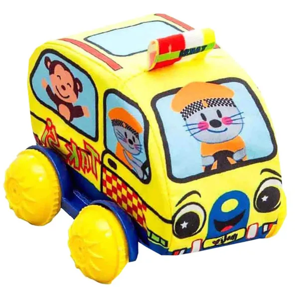 Luna: Plüschspielzeug weiches rollendes Auto in verschiedenen Ausführungen 1 Stück Bild 6