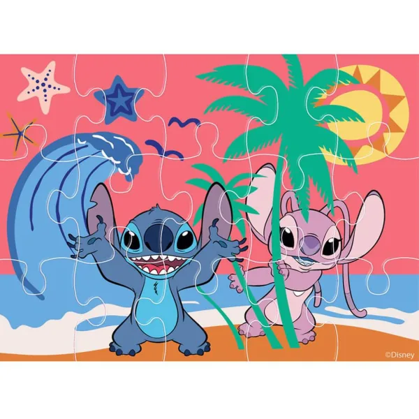 Luna: Stitch 4-in-1-Puzzle-Set Bild 3