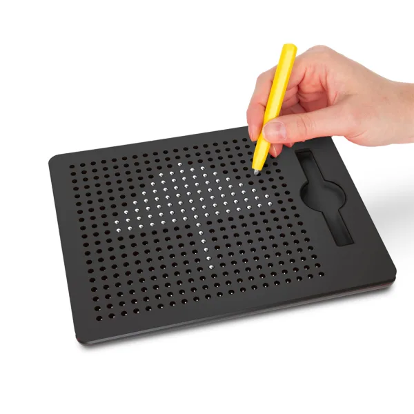 Magnetische Zeichentafel mit Kugeln und Stift Bild 2