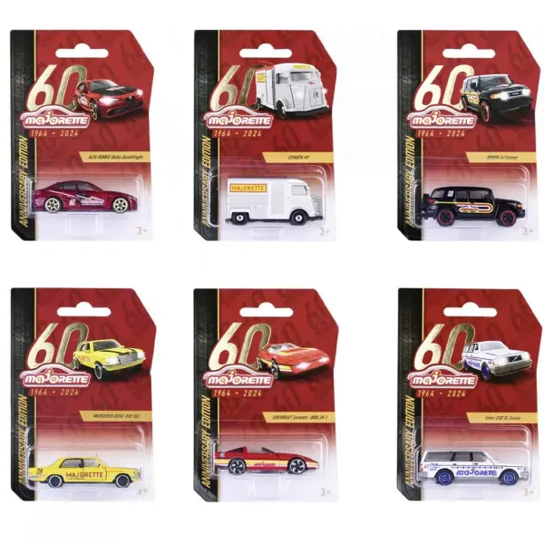Majorette: 60. Jubiläums Metall Spielzeugauto 6 Sorten 1 Stück Bild 1