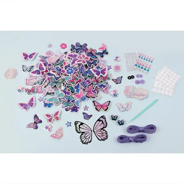 Make It Real: Sticker Chic Schuhdekoration - Schmetterling Bild 2