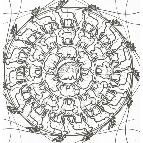 Mandala und Malbücher - Wildtiere Bild 3