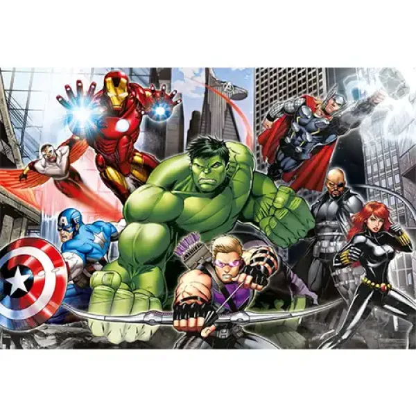 Marvel Avengers 104-teiliges Maxi Puzzle - Clementoni Bild 2