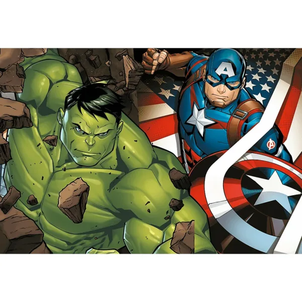 Marvel Avengers – Das Team, 24-teiliges Maxi-Puzzle – Trefl Bild 2