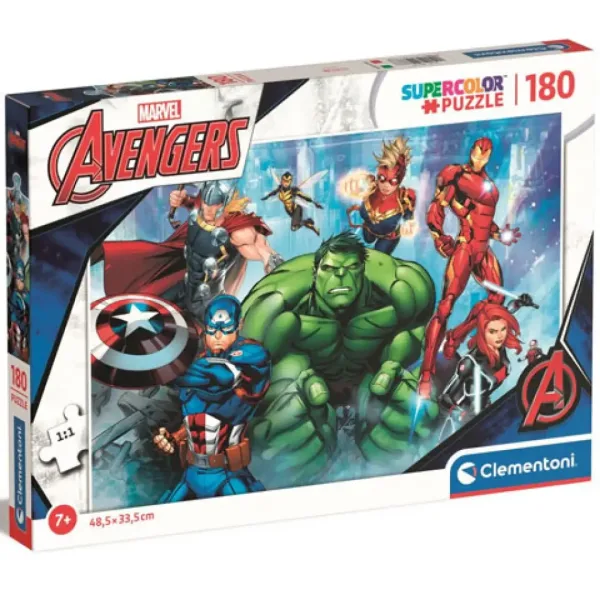 Marvel: Avengers Supercolor Puzzle 180 Teile - Clementoni Bild 1