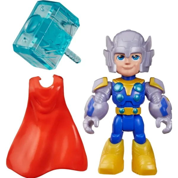 Marvel Iron Man und seine fantastischen Freunde: Thor Actionfigur mit Zubehör - Hasbro Bild 2