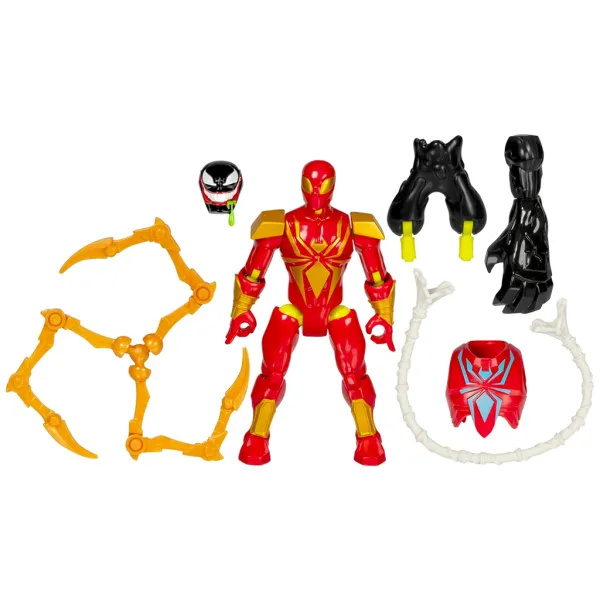 Marvel: Mix Mashers Iron Spider Figur mit Zubehör – Hasbro Bild 2