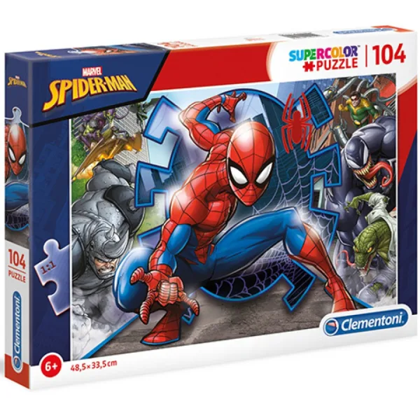 Marvel Spider-Man Supercolor 104-teiliges Puzzle - Clementoni Bild 1