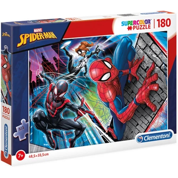 Marvel Spider-Man Supercolor Puzzle 180 Teile - Clementoni Bild 1