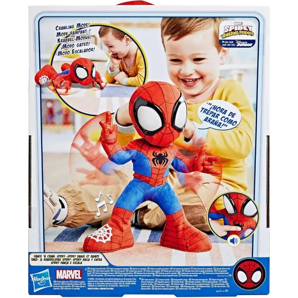 Marvel Spidey und seine Super-Freunde: Tanzendes interaktives Spidey-Plüschtier - Hasbro Bild 2