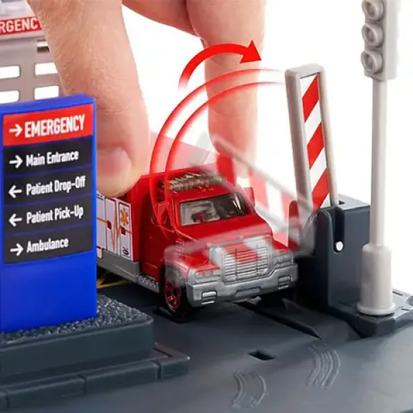 Matchbox: Action Drivers Hubschrauber-Rettungsstation Spielset - Mattel Bild 3
