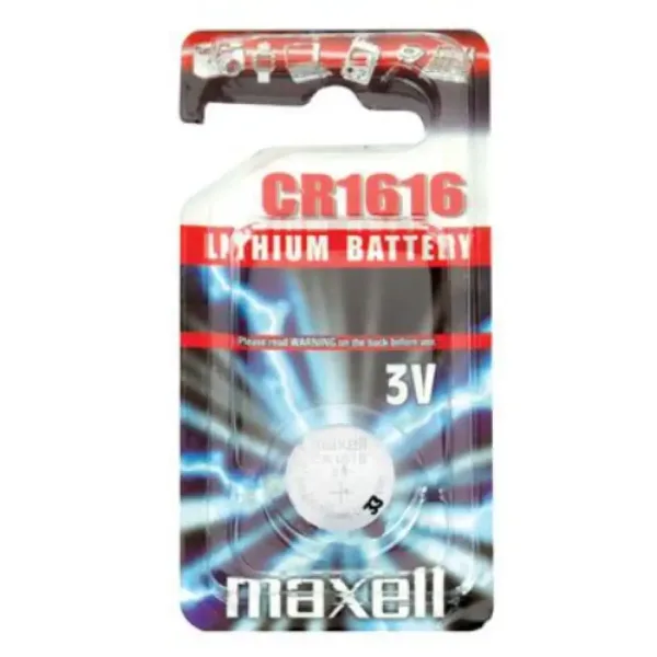 Maxell: Alkaline Lithium Knopfzelle CR1616 1 Stück in Blisterverpackung Bild 1