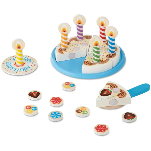 Melissa & Doug: Geburtstagskuchen-Spielset aus Holz - Spin Master Bild 2