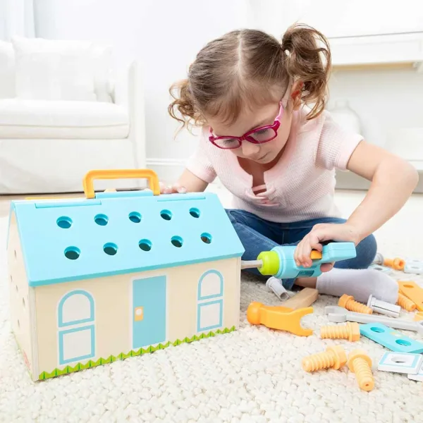 Melissa&Doug: Baue ein Haus 56-teiliges Spielset - Spin Master Bild 4