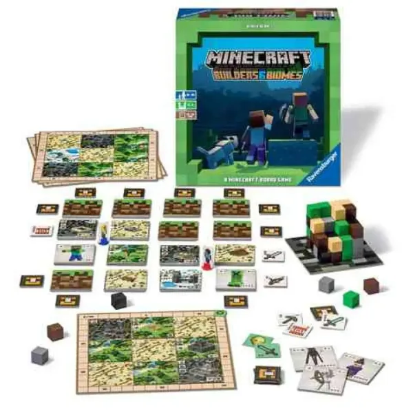 Minecraft: Builders & Biomes Brettspiel - Ravensburger Bild 2