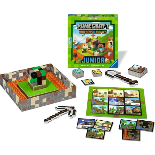 Minecraft: Builders & Biomes Junior-Spiel - Ravensburger Bild 2