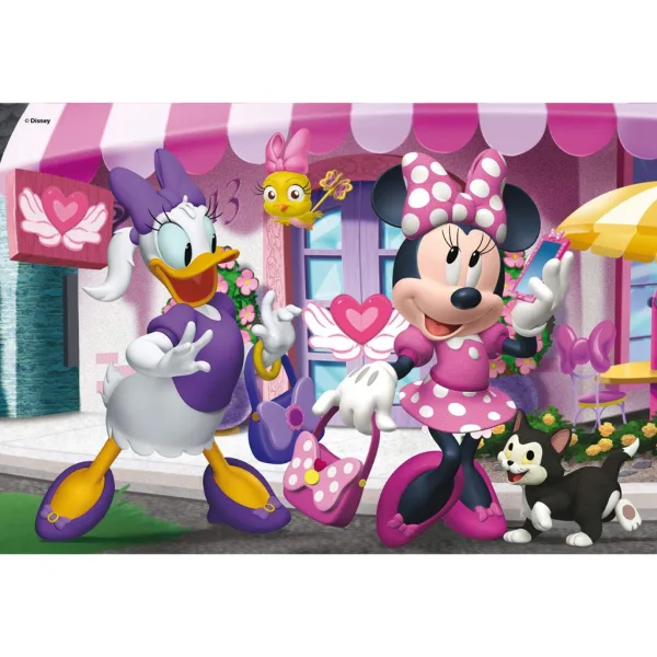 Minnie Maus 2-in-1 Puzzle und Malset mit 108 Teilen, 50x35 cm – Lisciani Bild 2