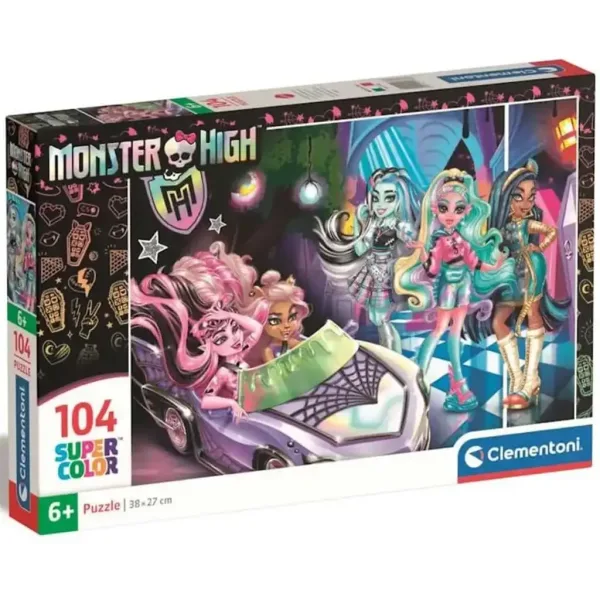 Monster High 2 104-teiliges Supercolor Puzzle - Clementoni Bild 1