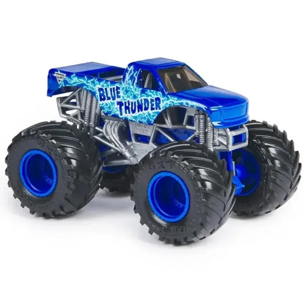 Monster Jam: Blue Thunder Monstertruck Spielzeugauto – 1:64 – Spin Master Bild 2