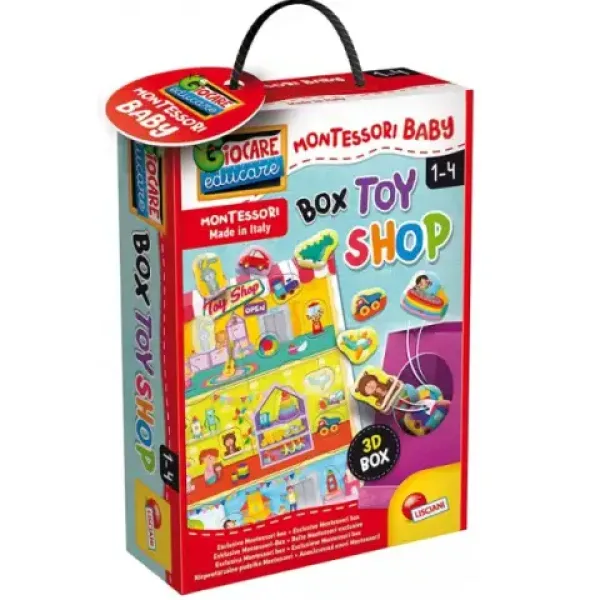 Montessori: Baby Box Fertigkeitstraining Formensortier-Puzzle - Meine Spielsachen Bild 1