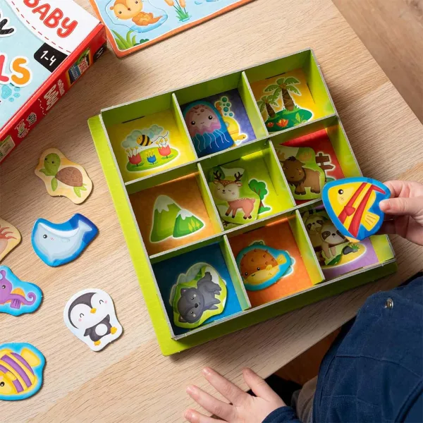 Montessori: Fröhliche Tiere Spielesammlung, 67-teiliges Set - Lisciani Bild 3