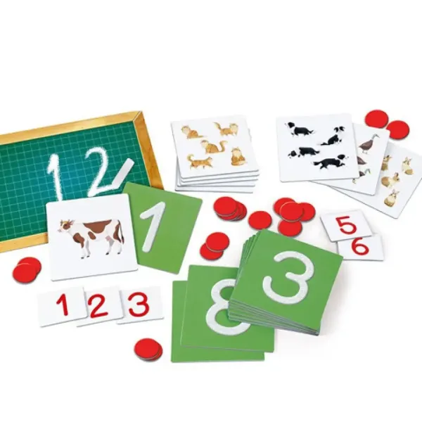 Montessori - Tastbare Zahlen Entwicklungs- und Lernspiel - Clementoni Bild 2