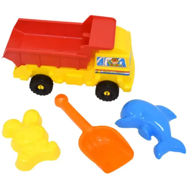 Multi-Truck Sandkasten-Baumaschinen - D-Toys Bild 2
