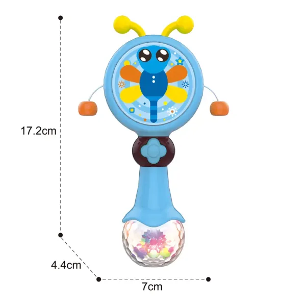 Music World: Libellen-Trommel mit Kugeln 17cm Bild 3