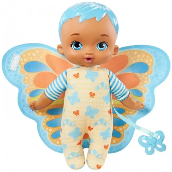 My Garden Baby: Süßes Baby kuscheliges blaues Schmetterlingsbaby 23cm - Mattel Bild 2