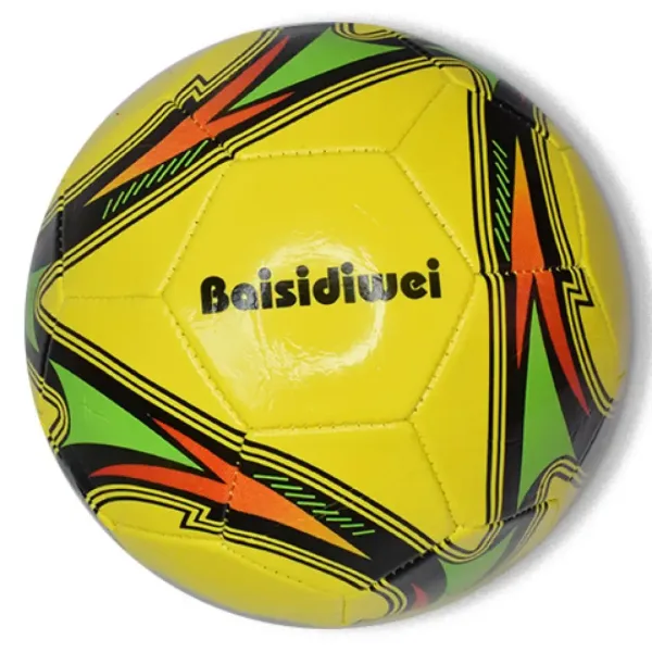 Neonfarbener Kunstlederfußball in verschiedenen Varianten 23cm Bild 2