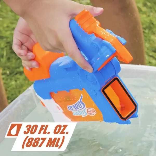 Nerf: Super Soaker Flip Fill Wasserpistole mit 887ml Tank - Hasbro Bild 4