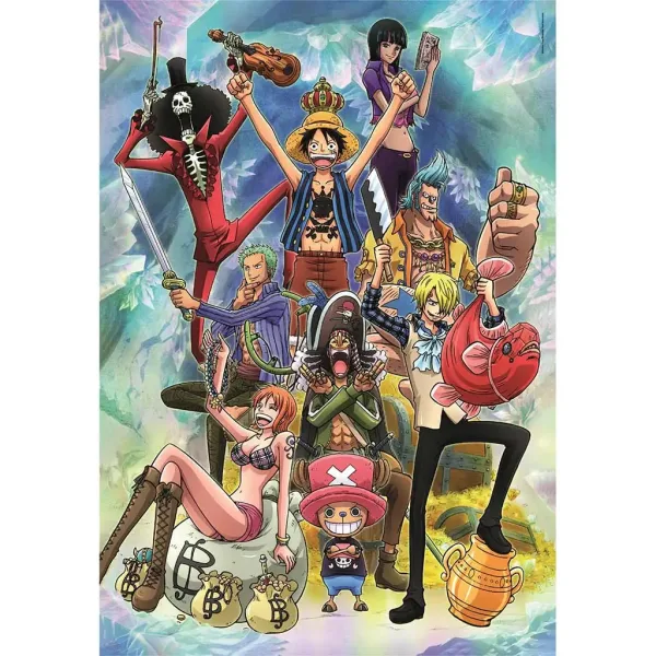 One Piece 1000-teiliges kompaktes Puzzle 50x70cm - Clementoni Bild 2