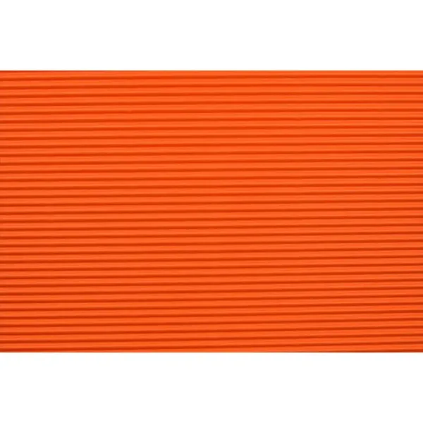 Orange Dekorations-3D-Wellpappe-Rolle B/2 50x70cm 1 Stück Bild 2