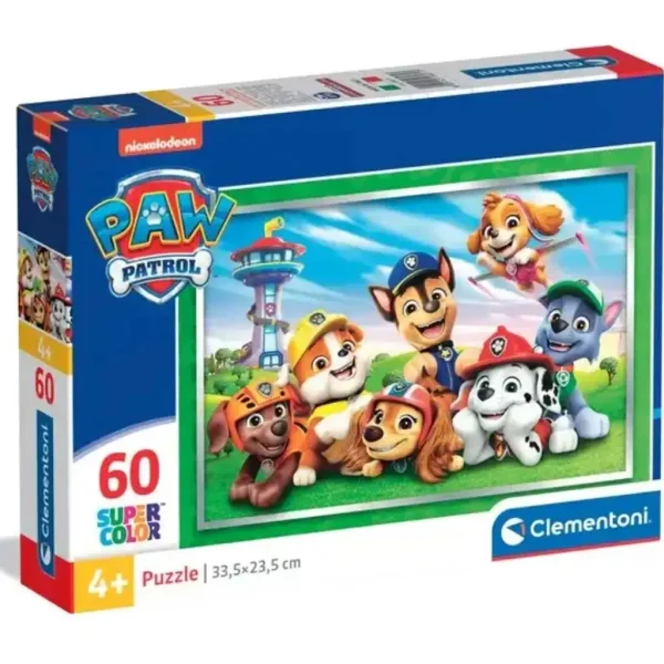 Paw Patrol 60-teiliges Supercolor Puzzle - Clementoni Bild 1