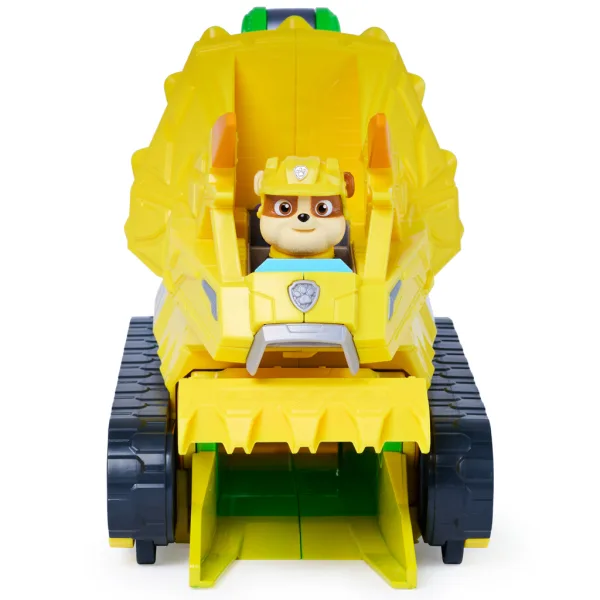 Paw Patrol Der Dino-Film: Chomp & Rescue beißendes Fahrzeug mit Rubble-Figur - Spin Master Bild 2