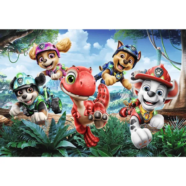 Paw Patrol Dino-Rettungsabenteuer 60-teiliges Puzzle - Trefl Bild 2