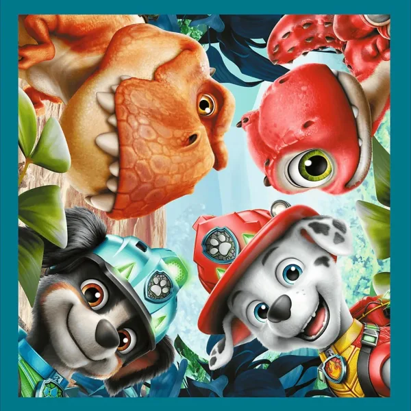 Paw Patrol Dinosaurierinsel - 3 in 1 20, 36, 50 Teile Puzzle - Trefl Bild 4