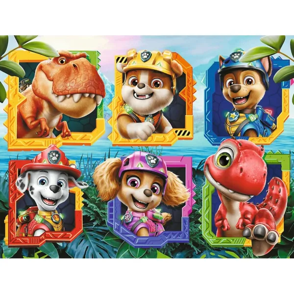 Paw Patrol Dinosaurierinsel 30-teiliges Puzzle - Trefl Bild 2
