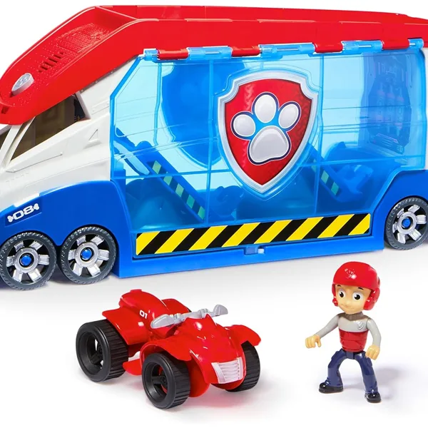 Paw Patrol: Einsatz-Team-Transporter mit Sound, Ryder-Figur und Fahrzeug - Spin Master Bild 2