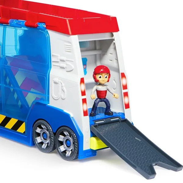 Paw Patrol: Einsatz-Team-Transporter mit Sound, Ryder-Figur und Fahrzeug - Spin Master Bild 6