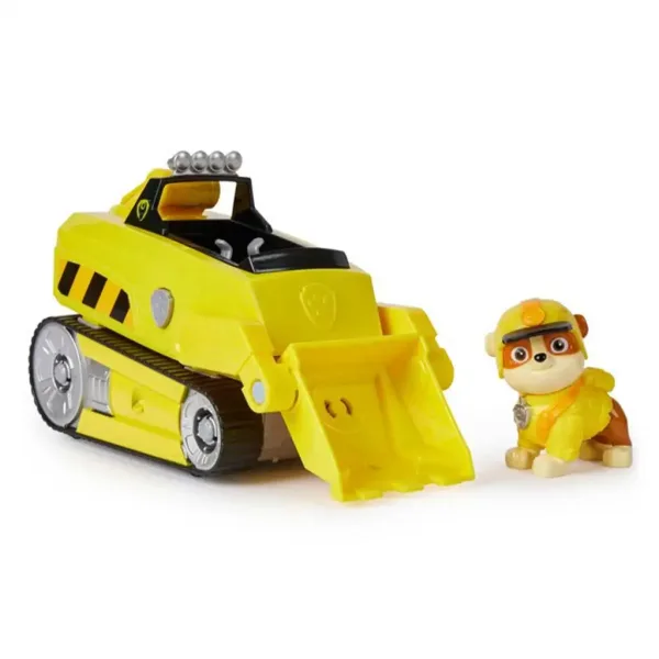 Paw Patrol: Jungle Pups Rubble Minifigur mit Nashornfahrzeug - Spin Master Bild 3