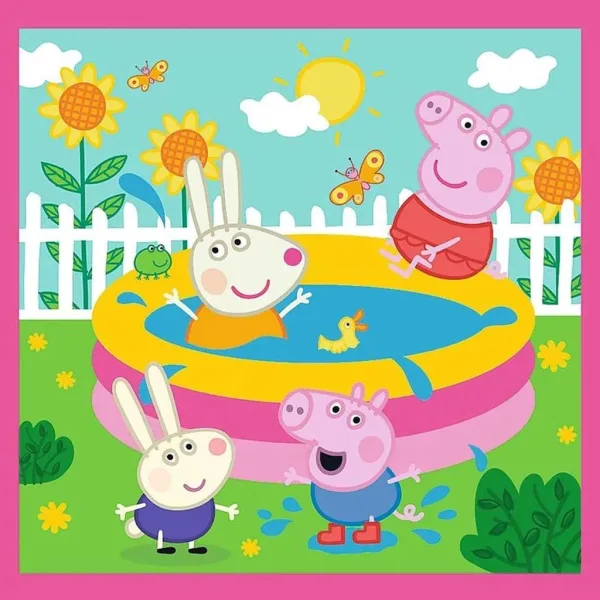 Peppa Wutz - 3 in 1 20, 36, 50 Teile Puzzle - Trefl Bild 2