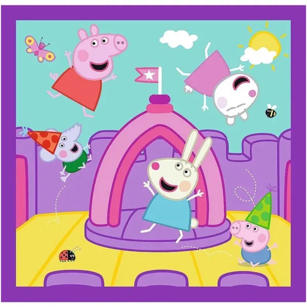Peppa Wutz 3 in 1 20-36-50 Teile Puzzle - Trefl Bild 3